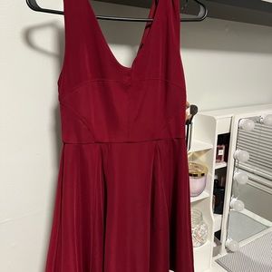 Red dress